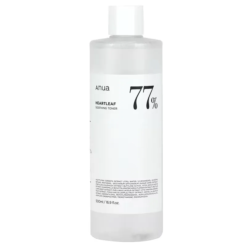 Anua, Heartleaf 77% Soothing Toner, 16.9 fl oz (500 ml)