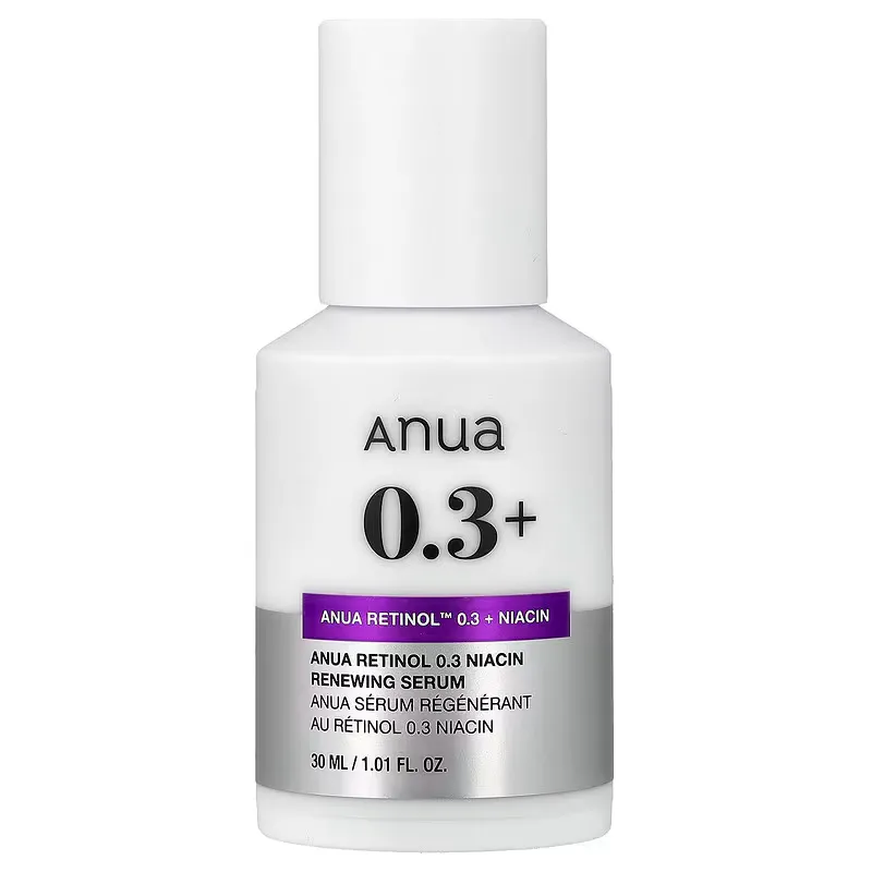 Anua, Retinol™ 0.3% + Niacin Renewing Serum, 1.01 fl oz (30 ml)
